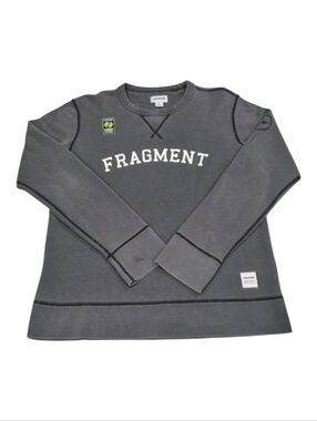 Fragment Design X Converse~Collab~Mens Pullover~Charcoal Grey~Streetwear~Large